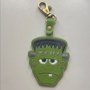 Portland Leather Green Monster Keychain